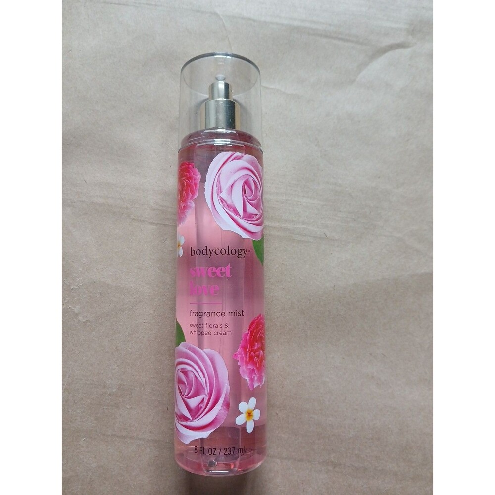 Bodycology Sweet Love Fragrance Mist 8 Oz Sweet Floral & Whipped Cream